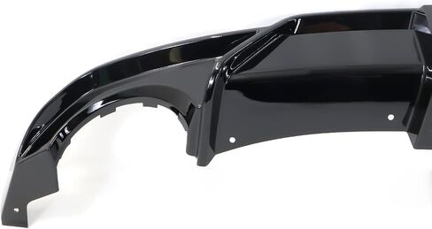 Ikon Motorsprts ، موزع الشفاه الخلفي المتوافق مع 2022-2024 Honda Civic 4-Door Sedan ، PP polypropylene Gloss Black Fe-C على غرار Canard Canard Spovers Add-On in Saudi Arabia