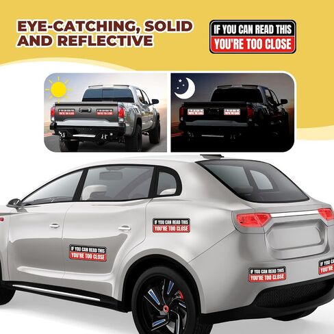 Baby on Board Car Magnet Sign 5.5 X 5.5 inch, Baby On Board Signs, Magnetic Warning Baby Safety Signs, Striking Black and Yellow, Night Reflective, Waterproof【2Pack】 in Kuwait