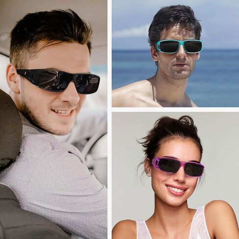 Wzerry Fit Over Glasses Sunglasses for Women Men, Polarized Oversized Sun Glasses for Prescription Glasses UV400 Protection in Saudi Arabia