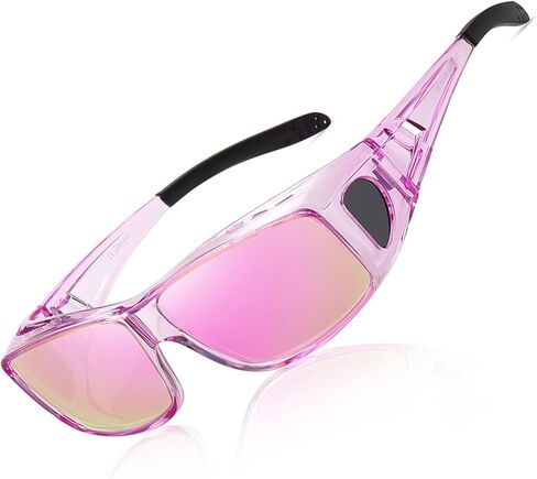 Wzerry Fit Over Glasses Sunglasses for Women Men, Polarized Oversized Sun Glasses for Prescription Glasses UV400 Protection in Saudi Arabia