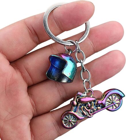 Motorcycle Motorbike Sport bike Street Key Chain, Men's Car Keychains Organizer, Keychain Keyfob, funny key chain in Saudi Arabia