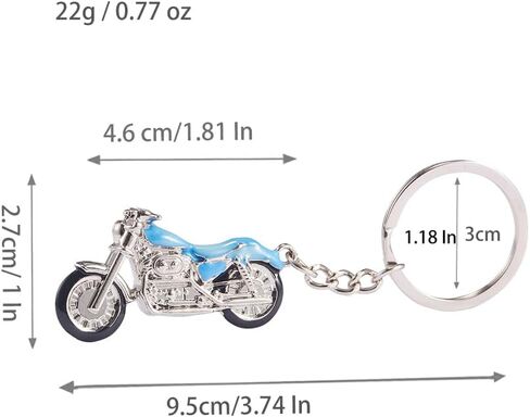 Motorcycle Motorbike Sport bike Street Key Chain, Men's Car Keychains Organizer, Keychain Keyfob, funny key chain in Saudi Arabia