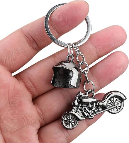 Motorcycle Motorbike Sport bike Street Key Chain, Men's Car Keychains Organizer, Keychain Keyfob, funny key chain in Saudi Arabia