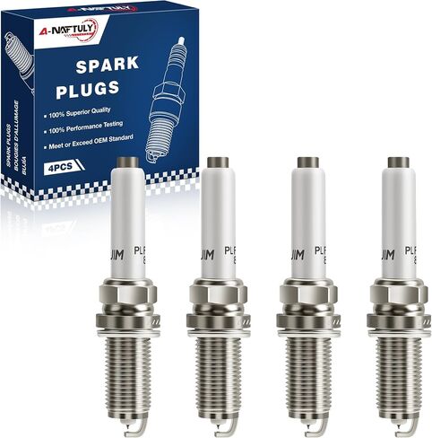 Iridium Platinum Spark Plugs 4 Pack 94833 PLFER7A8EG Compatible with 2013-2019 VW Jetta Passat Golf Beetle GTI & 2015-2020 Audi A3 A4 A5 A6 TT Quattro Q5 Q7 S3 & Porsche M-acan - L4 1.8L 2.0L in Saudi Arabia