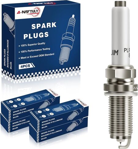 Iridium Platinum Spark Plugs 4 Pack 94833 PLFER7A8EG Compatible with 2013-2019 VW Jetta Passat Golf Beetle GTI & 2015-2020 Audi A3 A4 A5 A6 TT Quattro Q5 Q7 S3 & Porsche M-acan - L4 1.8L 2.0L in Saudi Arabia