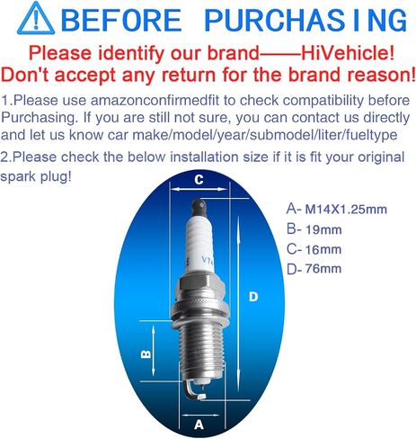 V7417 Iridium Spark Plug – Replacement of #3764 BKR6EIX-11,6 Pack in Saudi Arabia
