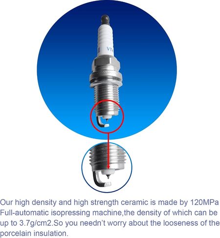 V7417 Iridium Spark Plug – Replacement of #3764 BKR6EIX-11,6 Pack in Saudi Arabia
