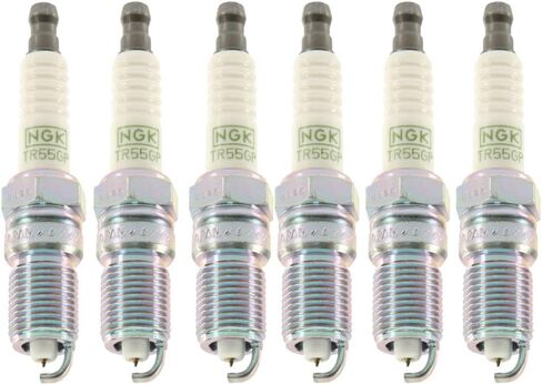 مجموعة NGK من 6 G-Power Platinum Fine Wire Sparks Slips شبه المنحرف مدبب لـ V6 in Saudi Arabia