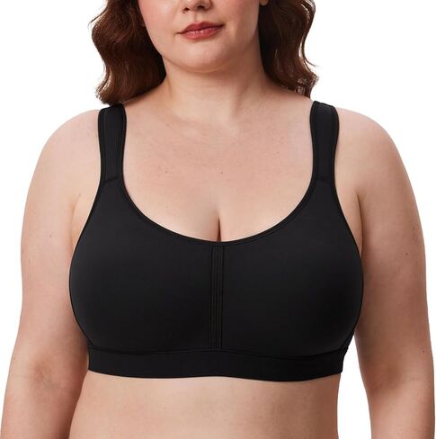 AISILIN Women's Wireless Plus Size Bra Comfort Full Coverage Lightly Lined No Underwire Smooth Scoop Neck in Kuwait