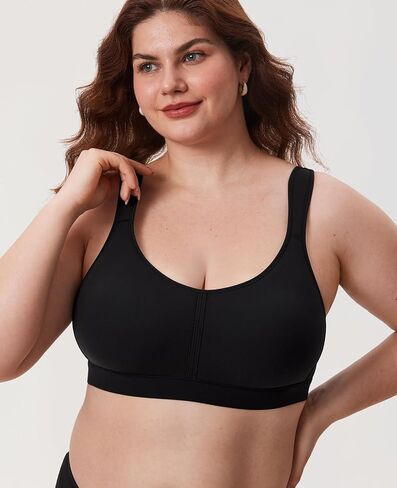 AISILIN Women's Wireless Plus Size Bra Comfort Full Coverage Lightly Lined No Underwire Smooth Scoop Neck in Kuwait