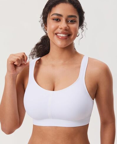 AISILIN Women's Wireless Plus Size Bra Comfort Full Coverage Lightly Lined No Underwire Smooth Scoop Neck in Kuwait