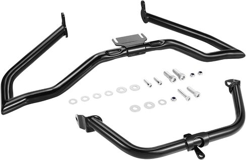 Crash Bars for Harley Davidson Chopped Engine Guard Protector Crash Bar for Harley FLTRX FLTRXS FLTRXST FLTRXSE 2015-2023 Engine Support bar with Fairing Support Brackets (Gloss Black) in Saudi Arabia