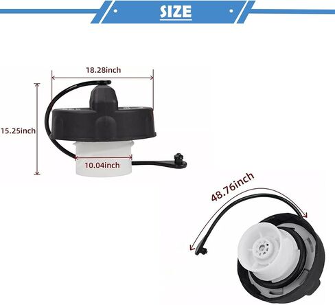 52030387AA CAP FUEL CAP FOULE CAP CAP متوافق مع Jeep Wrangler 2003-2018 / Wrangler JK 2018-2018 in Saudi Arabia