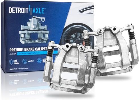 Detroit Axle - Rear Brake Calipers for Chevrolet Blazer Traverse Buick Enclave GMC Acadia Cadillac XT5 XT6, Disc Brake Calipers with Bracket Replacement in Saudi Arabia