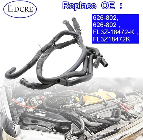 626-802 Engine Heater Hose Inlet & Outlet Assembly,Compatible With Ford Models F-150 2015 2016 2017, Replaces Part Number 626-802 626802 FL3Z-18472-K FL3Z18472K in Saudi Arabia
