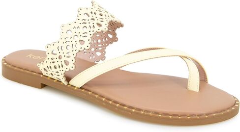 Kensie Women's Masha-B Sandal Flat in Saudi Arabia