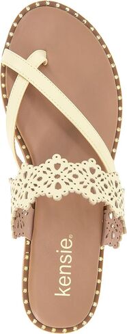 Kensie Women's Masha-B Sandal Flat in Saudi Arabia