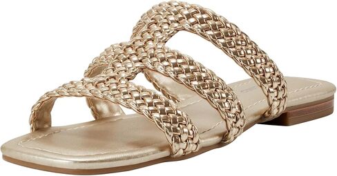 Bandolino Women's Sumer Flat Sandal, Gold 710, 9 in Saudi Arabia