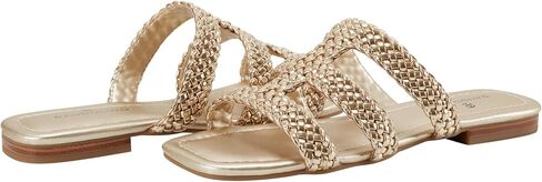 Bandolino Women's Sumer Flat Sandal, Gold 710, 9 in Saudi Arabia
