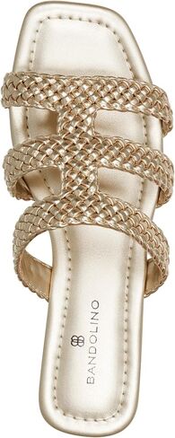 Bandolino Women's Sumer Flat Sandal, Gold 710, 9 in Saudi Arabia