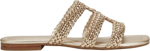 Bandolino Women's Sumer Flat Sandal, Gold 710, 9 in Saudi Arabia