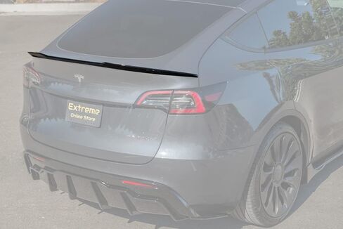 استبدال المتجر المتطرف عبر الإنترنت لعام 2020-نموذج تسلا الحاضر y | M4 Performance style ABS Plastic - مطلية مفسد جناح الجذع الخلفي اللامع اللامع in Kuwait