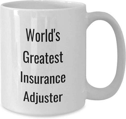 World's Greatest Insurance Adjuster Funny Motivational Mug Gifts for Insurance Adjusters on Christmas Unique Presents from Insurance Professionals to Insurance Enthusiasts in Saudi Arabia