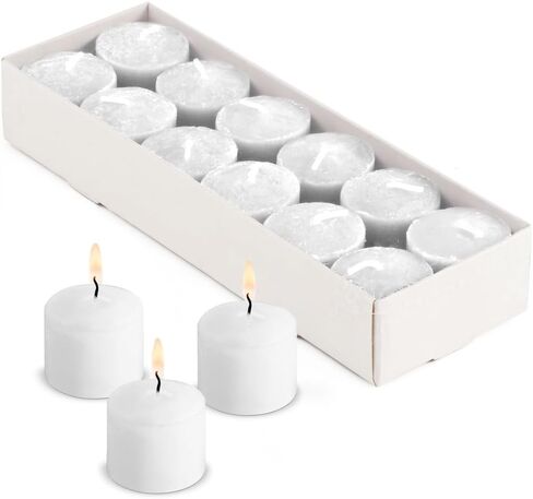 Candle Charisma Citronella Scented Votive Candles - 10 Hour Burn time - Set of 72 for Dinner, Wedding, Halloween and Holiday Decorations in Saudi Arabia