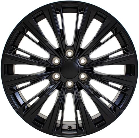 OE Wheels CA93 22 Inch Rims Fit Escalade-V Series Style 6x139.7 22x9 Satin Black - Hollander 4869 (Set of 4) in Saudi Arabia