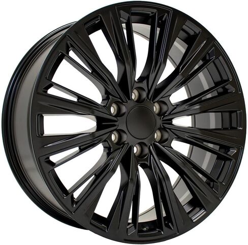 OE Wheels CA93 22 Inch Rims Fit Escalade-V Series Style 6x139.7 22x9 Satin Black - Hollander 4869 (Set of 4) in Saudi Arabia