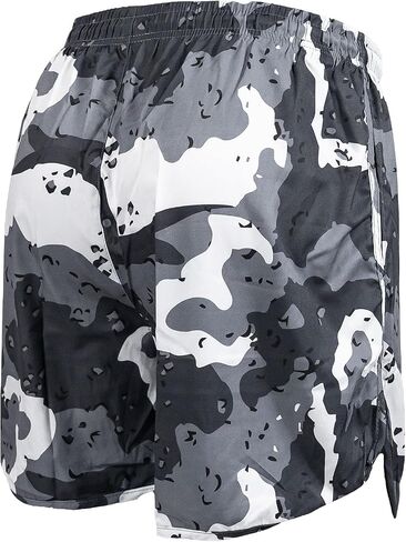 القتال القتالي للرجال الرياضي التكتيكي الجري الجري | 5.5 "inseam | مادة مرنة خفيفة الوزن | 2 جيوب الشبكة الأمامية in Kuwait