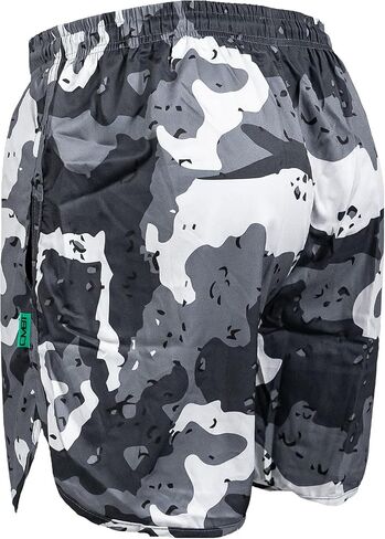القتال القتالي للرجال الرياضي التكتيكي الجري الجري | 5.5 "inseam | مادة مرنة خفيفة الوزن | 2 جيوب الشبكة الأمامية in Kuwait
