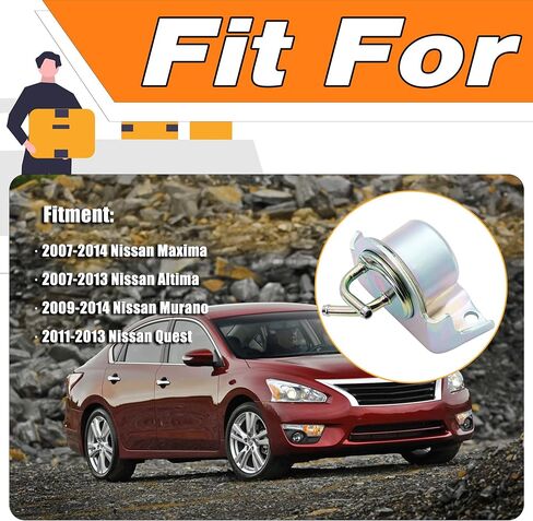 Oil Cooler Filter Compatible with Nissan Altima Maxima Murano Quest 3.5L V6 Automatic Transmission 2007-2014, Replaces# 31726-1XE0A, 317261XE0A in Saudi Arabia