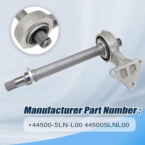XQSMWF 44500-SLN-L00 CV العمود المتوسط متوافق مع Honda Fit Base Sport DX EX LX 1.5L 2007 2008# 44500SLNL00 AXLE HALD SHAFT ASSEMBLY in Saudi Arabia