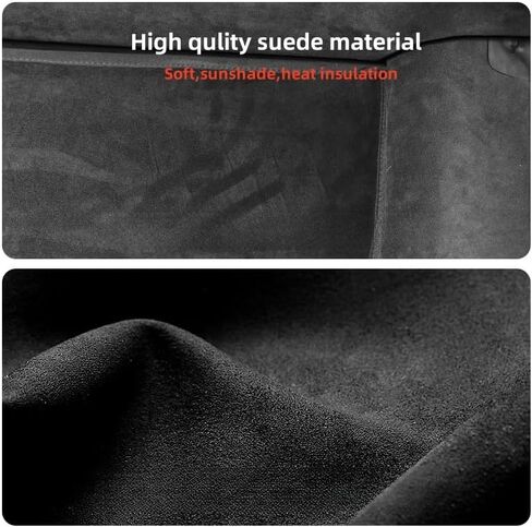 3pcs الزجاج الأمامي غطاء Sunshade متوافق مع Tesla Model X 2023 ، Soft Suede Sun Shown Heat Indist anti-UV الخلفي in Saudi Arabia