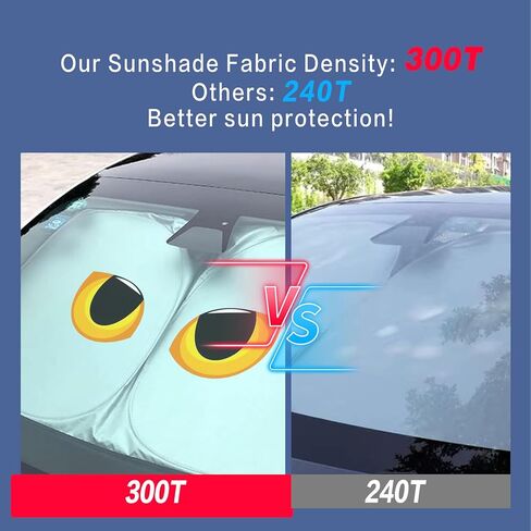 300T الزجاج الأمامي الظل أشعة الشمس للنموذج Y طراز 3 ، بارد Sunshade إكسسوارات السيارات القابلة للطي ، هدايا السيارات للرجال in Saudi Arabia