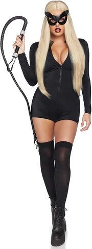 Leg Avenue Women's Zippered Long Sleeve DIY Costume Basic Romper in Saudi Arabia