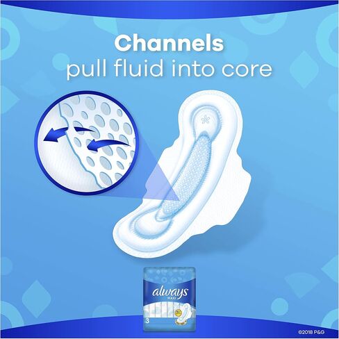 دائما منصات maxi ، مع فني وينغ ، الحجم 3 ، 26 العد in Saudi Arabia
