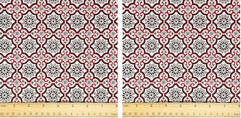 Stitch & Sparkle 100 ٪ Cotton 44 "Rose Sewing & Craft من الفناء والأزرق والأخضر والرمادي in Kuwait