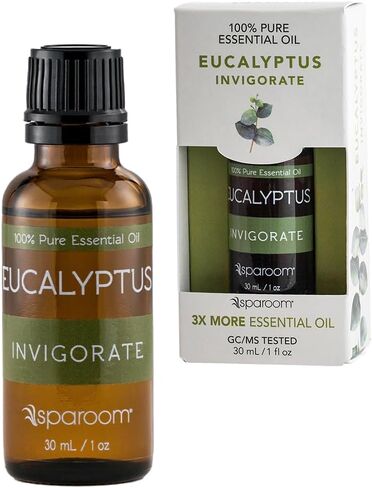 SpaRoom Aromatherapy 100% Pure Undiluted Essential Oil, Refresh Peppermint, 10 mL in Saudi Arabia