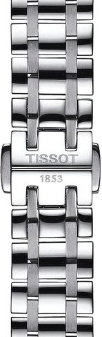 Tissot Womens Chemin des Tourelles 316L Stainless Steel case Swiss Automatic Watch, Grey, Stainless Steel, 16 (T0992071111300) in Saudi Arabia