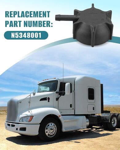N5348001 902-5402 غطاء خزان السوائل الثقيلة ملاءمة لـ Peterbilt 330 335 362 365 367 384 386 387 388 389 2008-2010 ، Coolant Reservoir Cap 15psi in Saudi Arabia