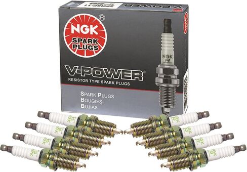 NGK Set 8 V-Power Spark Plugs For E53 E60 E63 E64 Dakota Ram 1500 2500 3500 Van in Saudi Arabia
