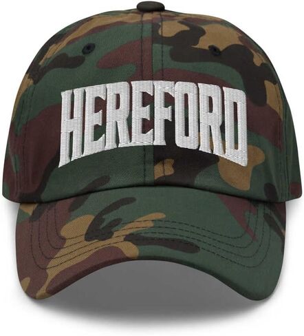 Hereford Baseball Cap Hereford Dad Hat Texas TX Hat Progroeded Hat Soundered in Saudi Arabia