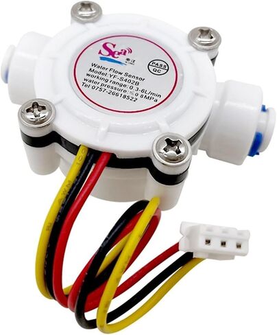 1PCS 2 Points PE Pipe Water Flow Sensor Water Dispenser Coffee Machine Pure Water Machine Liquid Hall Flow Meter in Saudi Arabia