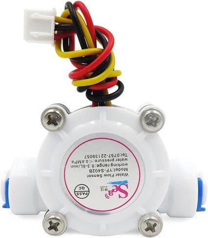 1PCS 2 Points PE Pipe Water Flow Sensor Water Dispenser Coffee Machine Pure Water Machine Liquid Hall Flow Meter in Saudi Arabia