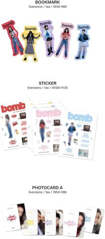 ILLIT - 3rd Mini Album [bomb] GLLIT IROHA Version + [Special Extra Photocard] 'little monster' in Saudi Arabia