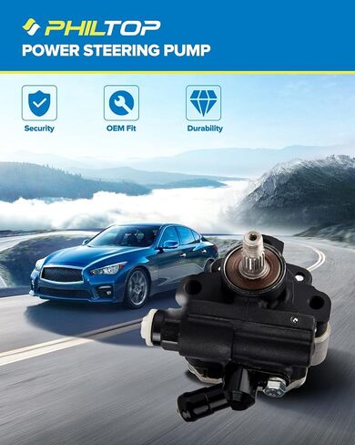 PHILTOP 21-109 Power Steering Pump Fit For 2008-2010 528i, 2006-2007 530i; 525i; 530xi; 525xi, 2009-2010 528i xDrive in Saudi Arabia