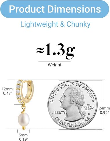 Silver Star Dangle Drop Earrings for Women, White Gold Plated Round Ball Leverback Earrings Hypoallergenic Fashion Jewelry Gift in Saudi Arabia