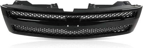 G-PLUS Front Full Black Grille Compatible with Chevy C/K 1500 2500 3500 Suburban 1994-2000,Blazer Silverado Sport 1994/Tahoe 1995-2000 For Models with composite headlights GM1200239 15981092 in Saudi Arabia